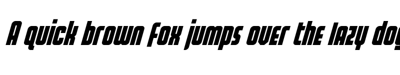 Preview of Homelander Super-Italic Regular font