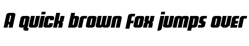 Preview of Homelander Wide Italic Regular font