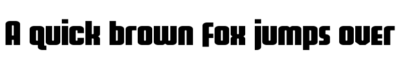 Preview of Homelander Wide Regular font