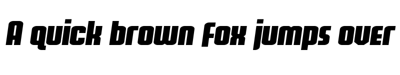 Preview of Homelander Wide Semi-Italic Regular font