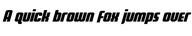 Preview of Homelander Wide Super-Italic Regular font