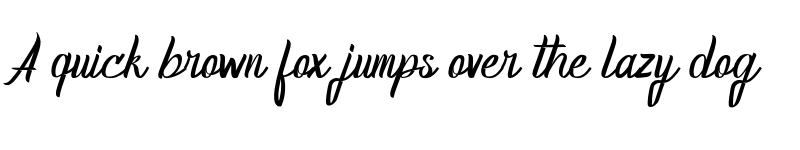 Preview of Homerun Regular font