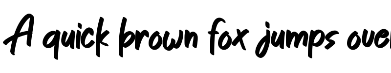 Preview of Homework Signature Regular font