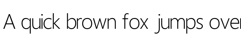 Preview of Homizio Light font