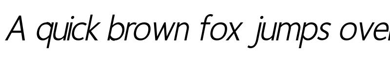 Preview of Homizio Nova Italic font