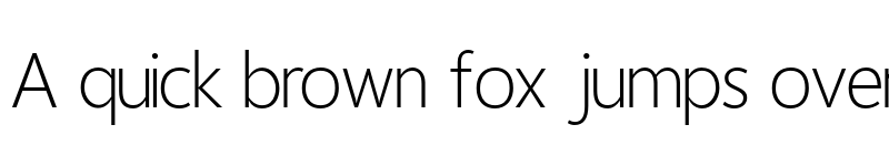 Preview of Homizio Nova Light font