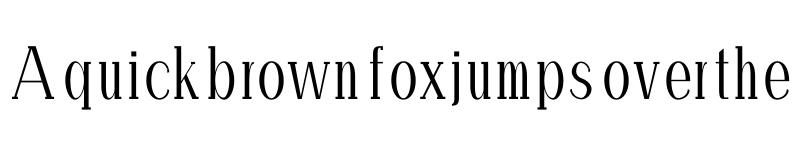 Preview of Hommer Regular font