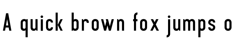 Preview of HONRESD Regular font