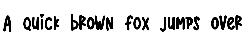 Preview of Hoollidday Regular font