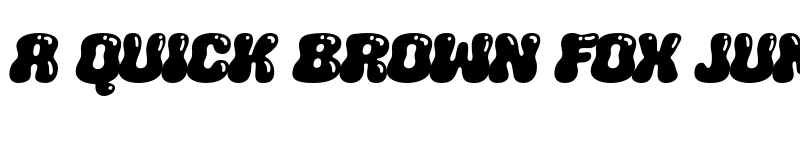 Preview of HOPALOPE BUBBLE TRIAL Regular font