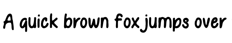 Preview of Hoppin Regular font