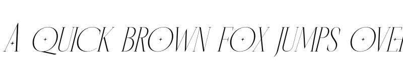 Preview of Horence Italic font