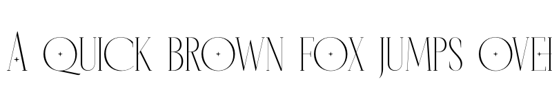 Preview of Horence Regular font