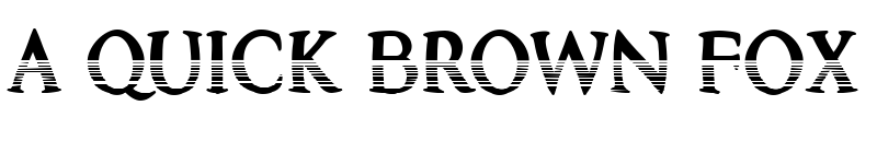 Preview of Horizont Regular font