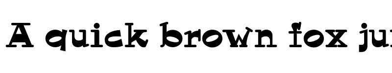 Preview of Hornswoggled NF Regular font