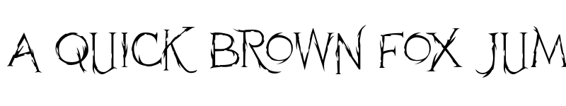 Preview of Horroh Regular font