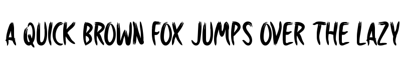 Preview of Horror Hustle Regular font