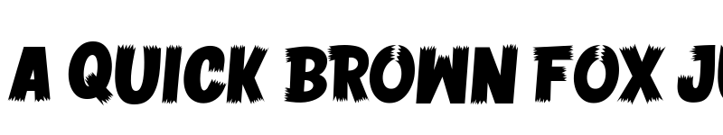 Preview of HORROR VISION Regular font