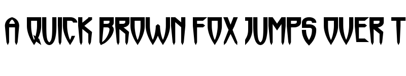 Preview of Horrormaster Regular font