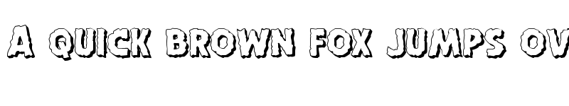 Preview of Horroween 3D Regular font