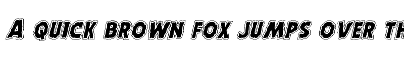 Preview of Horroween Academy Italic Italic font