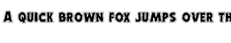 Preview of Horroween Academy Regular font