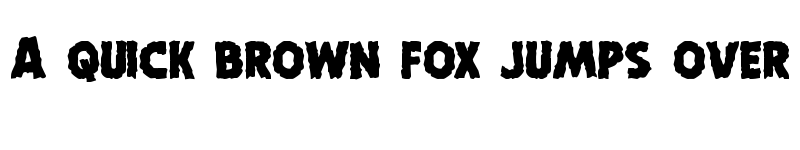 Preview of Horroween Bold Bold font