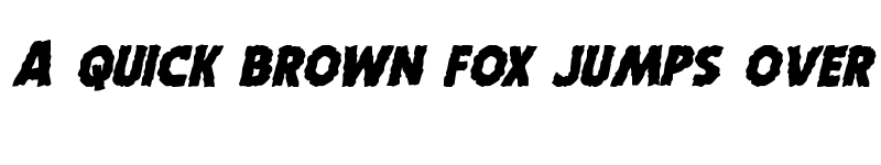 Preview of Horroween Bold Italic Bold Italic font