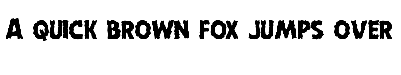 Preview of Horroween Regular font