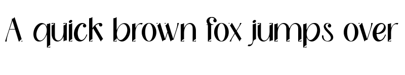 Preview of Horyzon Regular font