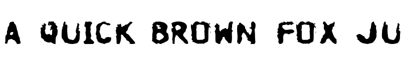 Preview of Hospital Regular font