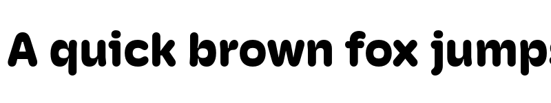 Preview of Hoss Round Black font