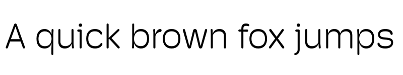 Preview of Hoss Round Light font