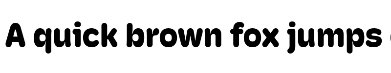 Preview of Hoss Round Narrow Black font