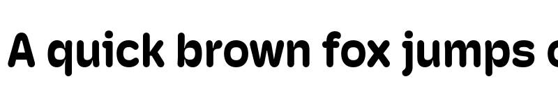 Preview of Hoss Round Narrow Bold font