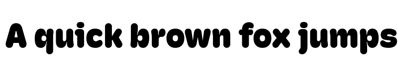 Preview of Hoss Round Narrow Heavy font