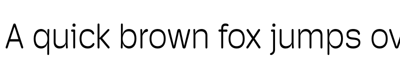 Preview of Hoss Round Narrow Light font