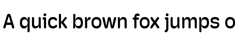 Preview of Hoss Round Narrow Medium font