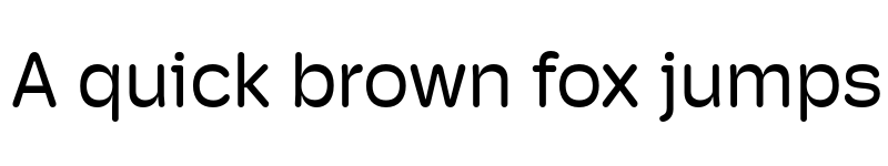 Preview of Hoss Round Regular font