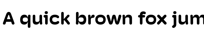 Preview of Hoss Round Wide Bold font