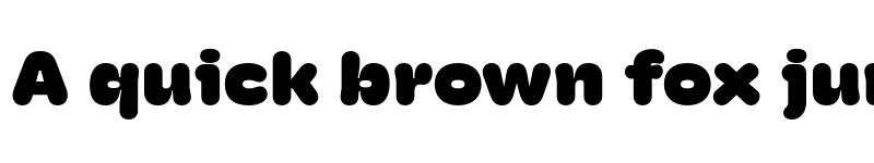 Preview of Hoss Round Wide Ultra font