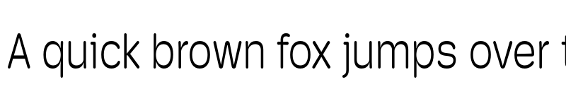Preview of Hoss Round XNarrow Light font