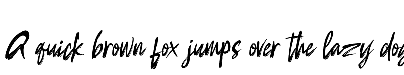 Preview of Hot ink Regular font