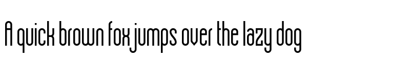 Preview of Hot Thin Roof Regular font