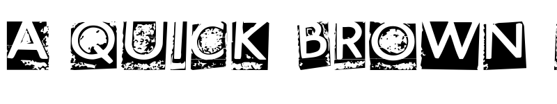 Preview of HOTMETAL Normal font