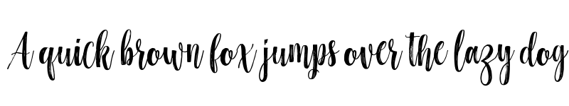 Preview of Hottemp Brush Regular font