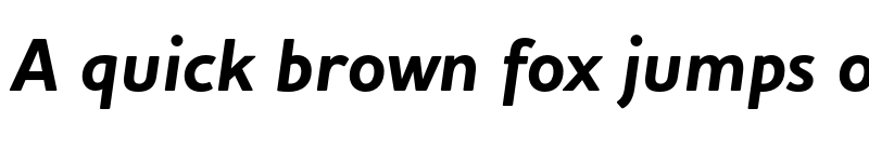 Preview of Houschka Pro Bold Italic font