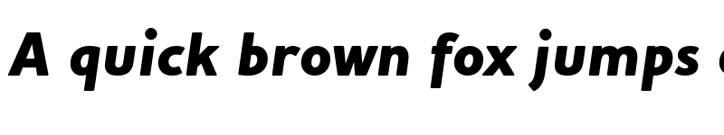 Preview of Houschka Pro ExtraBold Italic font