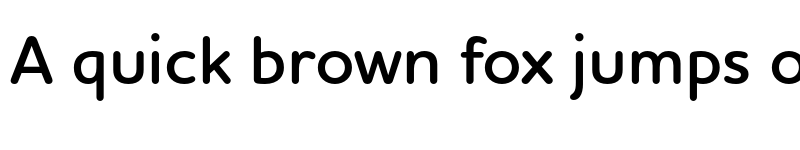 Preview of Houschka Rounded DemiBold font