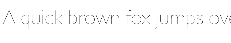 Preview of Houschka Rounded Thin font